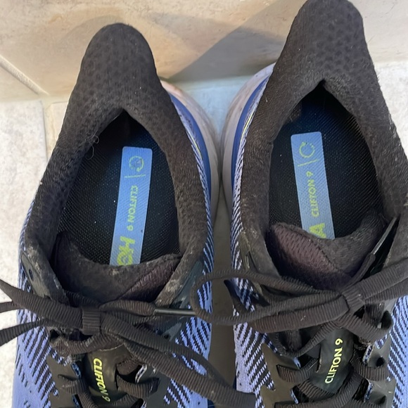 Hoka Clifton 9 Blue Women’s Size 7.5 Running Shoes - Picture 4 of 9